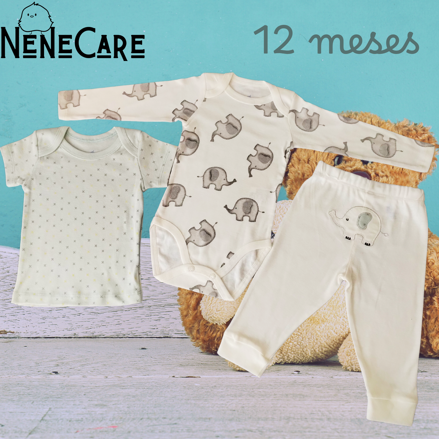 CONJUNTO DE ROPA DE BEBE 12 MESES