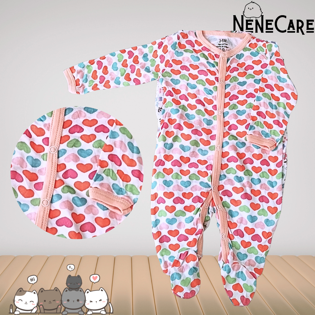 SET DE 3 MAMELUCOS DE BEBITA 3 A 6 MESES