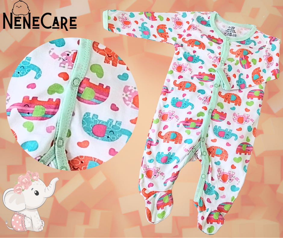 SET 2 MAMELUCOS PARA BEBITA DE 0 A 3 MESES