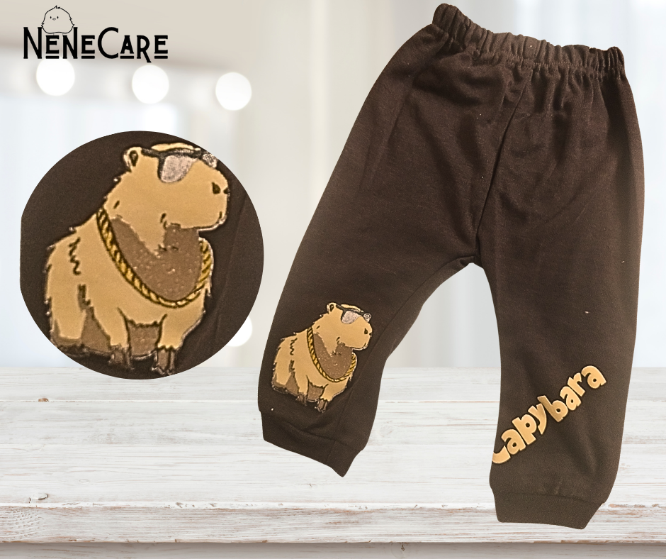 CONJUNTO DE 2 PIEZAS CAPIBARA
