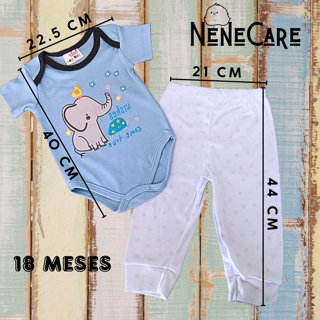 SET DE 2 PIEZAS PARA BEBE