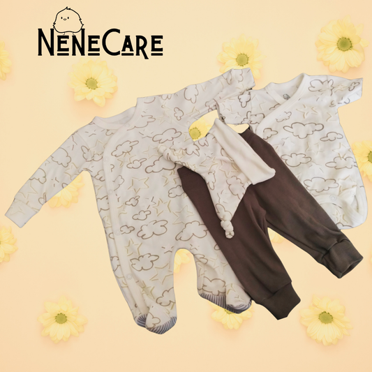 CONJUNTO PARA BEBE DE 4 PIEZAS